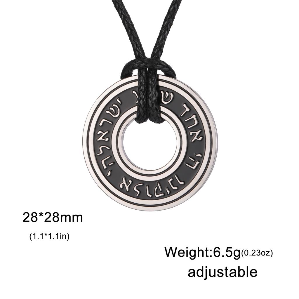 Vintage Nordic Rune Necklaces for Men Stainless Steel Norse Runes Jewerly Pagan Elder Futhark Pendant Amulet Talisman