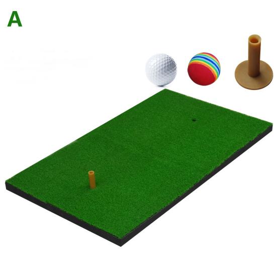 Golf Mat Training Practice Hitting Faux Turf Grass Pad Indoor Exercise Cushion