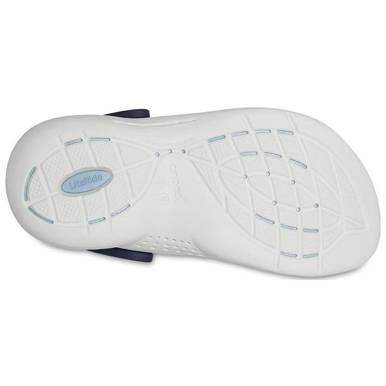 Crocs Literide Fabric Fashion Round Toe Clogs Unisex Clogs Deep-Blue 206708-4TA