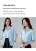 Summer Women's Short-Sleeve Loose Casual White Shirt - Korean OL Style
