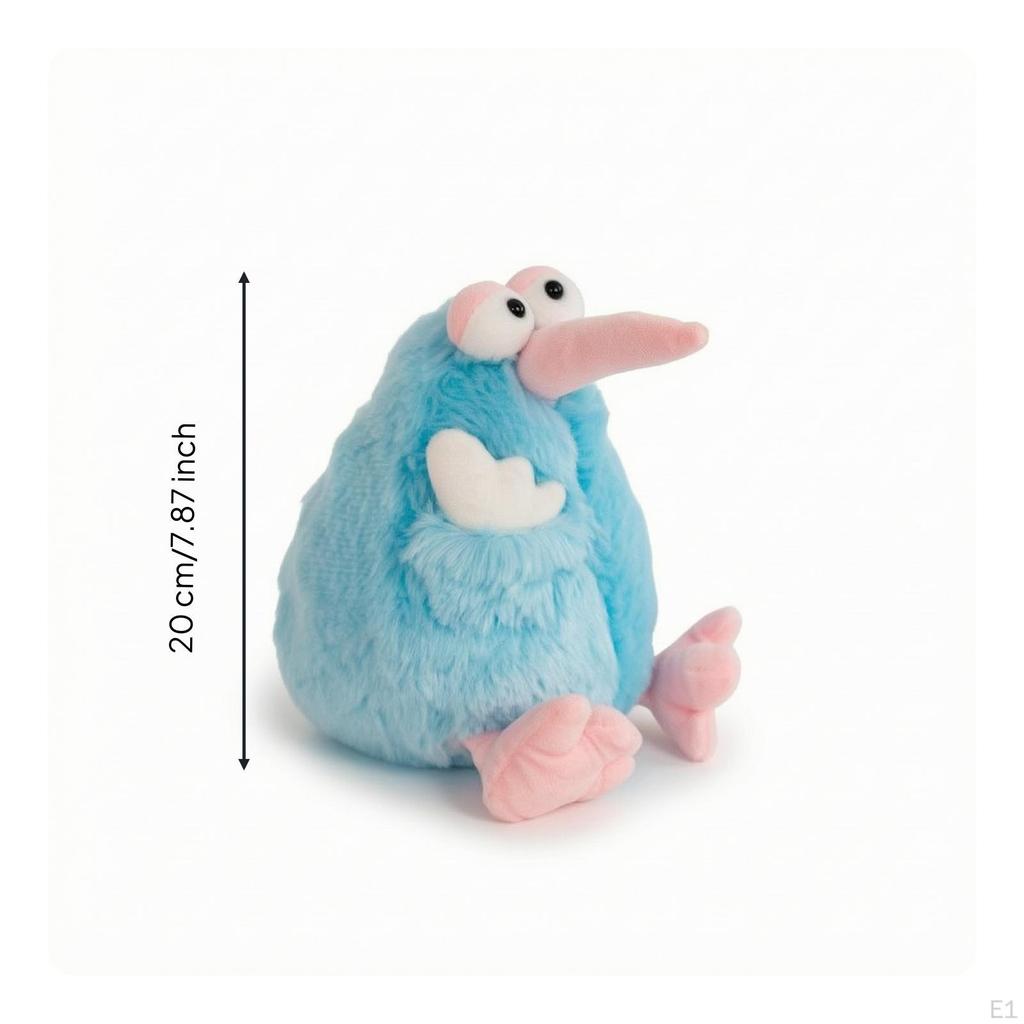 Flightless Avian Bird Stuffed Toy Fuzzy Animal Soft for Kids,