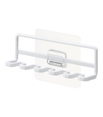 Yamazaki Jitsugyo Filmhaken Zahnbürstenhalter 5-reihig weiß ca.. B12,5 x T3,5 x H4 cm Tower Elektrische Zahnbürste Ersatz Schwimmende Lagerung