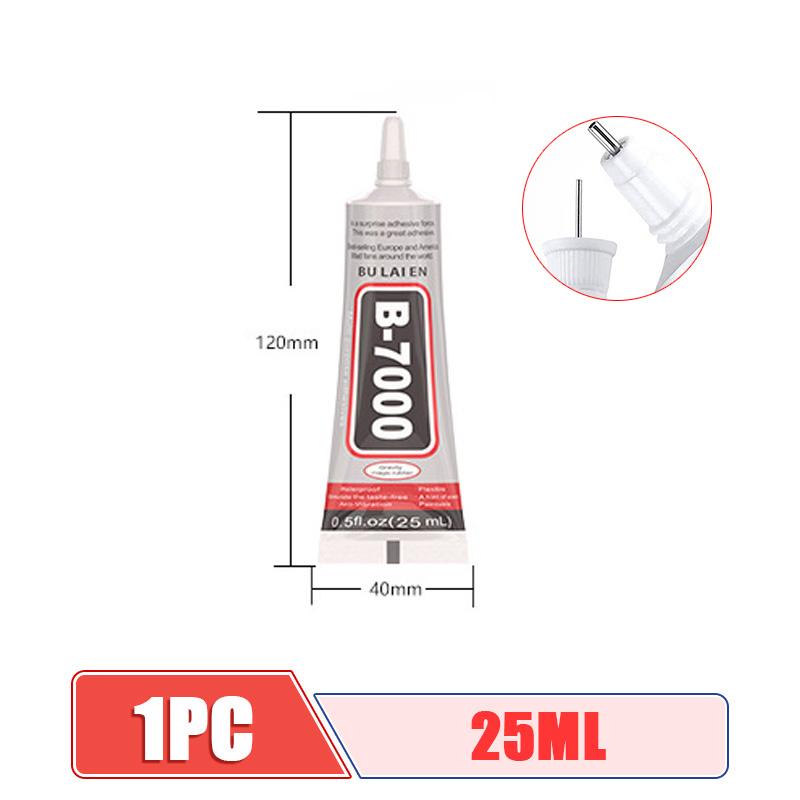

1/3/5 шт. B7000 клей эпоксидная смола ремонт сотового телефона сенсорный экран жидкий клей ювелирные изделия клей для рукоделия 15/25/50 мл 1PC 25ML