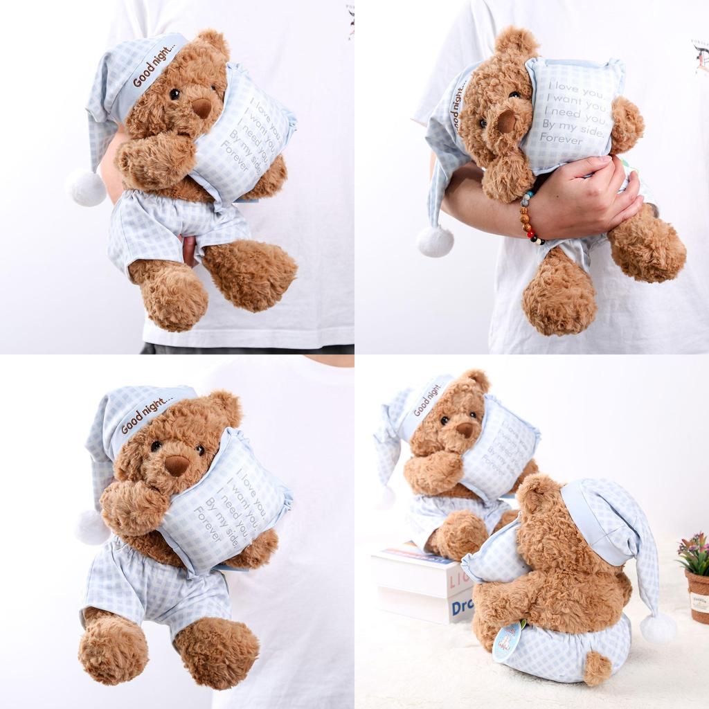 Plush Teddy Bear Sleepwear Costume Soft Toy For Kids Gift