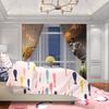 Football Player - HD Printed Curtain - Polyester material - Suitable for bedroom   living room   study (customizable)