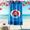 Slovan Bratislava 2D Flat Print Beach Towel, Large Soft Quick Dry Towel for Beach Camping Swimming