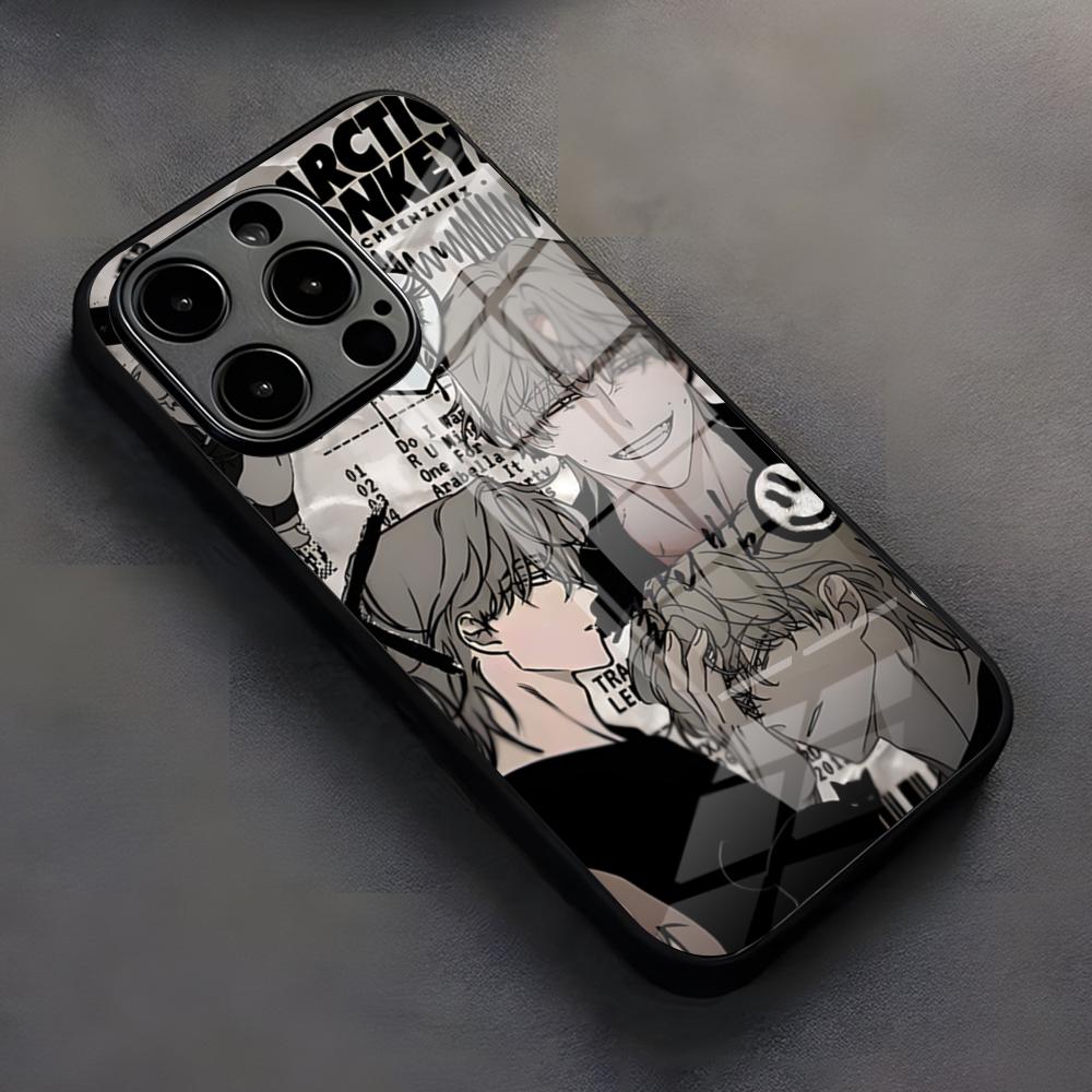 Low Tide In Twilight Anime Phone Case For IPhone 17 Pro Max 16 15 14 Pro Max 13 11 X Xs Xr 8 7Plus Glass Cover