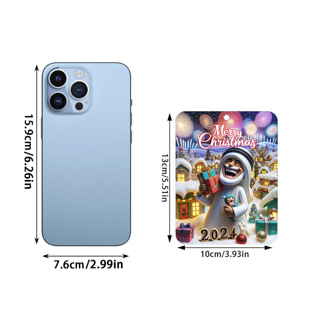 Christmas Wallet Ornament Set 8 Wallet Pendants Gift Card Wallet Holiday Gift Tags, Christmas Decorations And Card Combinations