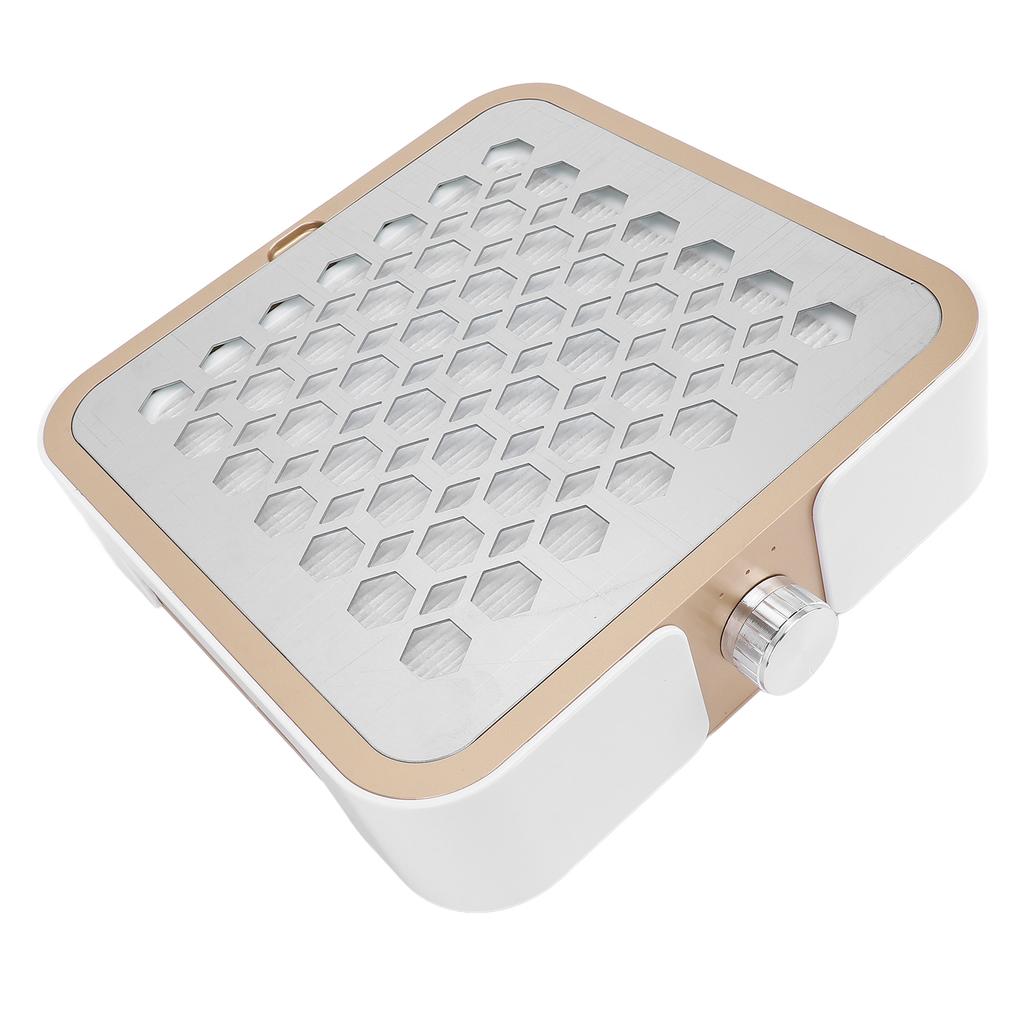 Nail Dust Collector Gold Charging Powerful Suction Brushless No Dust Separate Filter Nail Tech