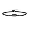 Gravierte Namens-Kettenarmbänder für Männer, Geometrische Quadratrohr-Armbänder aus Edelstahl, Personalisierte Familiennamens-Armbänder, Geschenk für Papa
