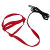 Bird Leash Bite Resistant Adjustable Parrot Flying Training Rope for Walking Attending PartyRed S