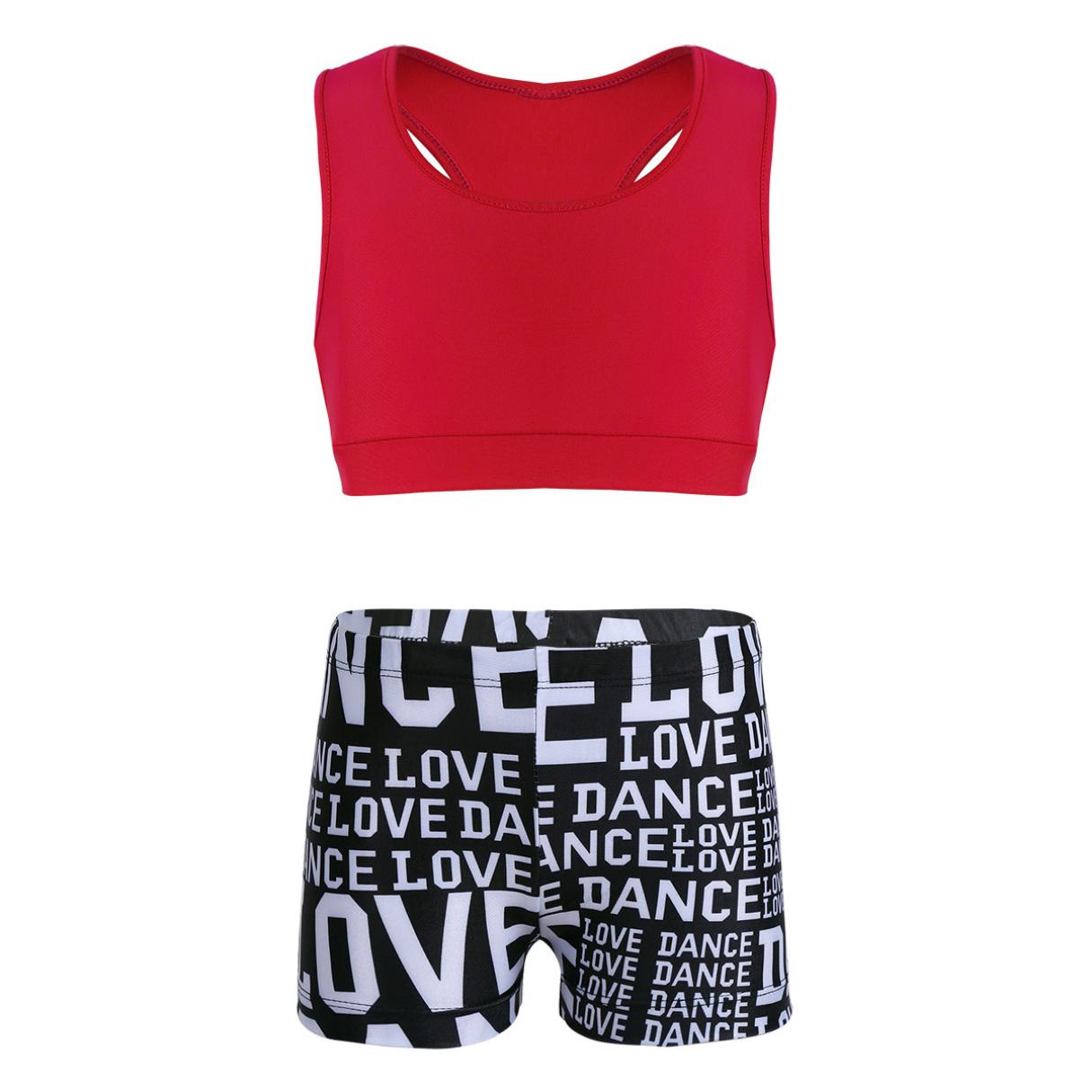 

2Pcs Tankini Outfit Tank Top with Shorts Set Спортивний одяг Купальник Купальний костюм Пляжний одяг 5-6 Years