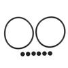 O Ring for REVOX NAB Hub Adapter Rubber 2 Seal Rings and 6 Pucks Reel to Reel Tape Nab Hub Adapter Overhaul Kit for