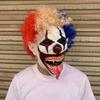 Terrifying Latex Halloween Mask Colorful Hair Clown Mask Ghost Festive Mask  Adult Cosplay