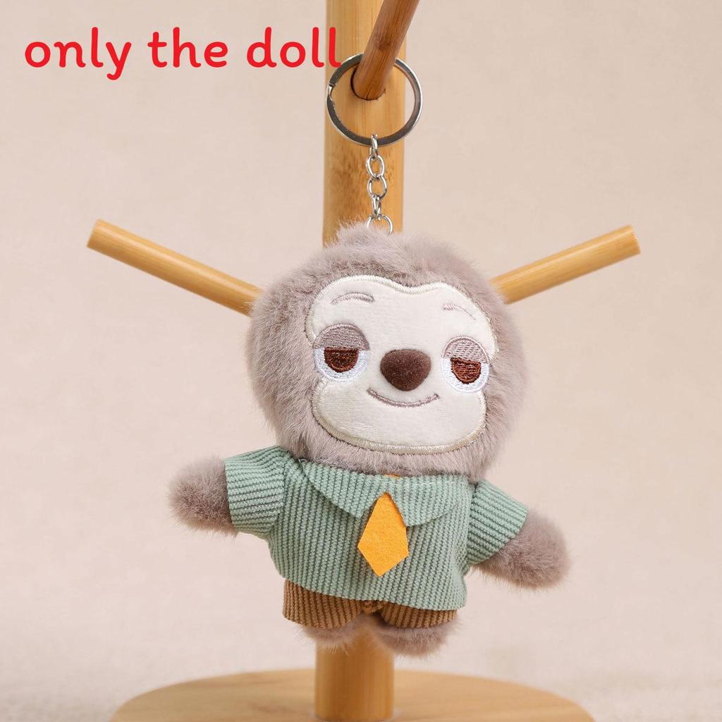 Nick Zootopia Cartoon And Judy Plush Keychain For Girls Backpack Decoration