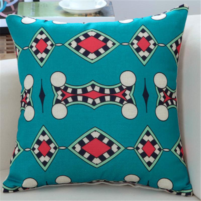 45x45 см Ретро этнический стиль наволочка с принтом для дома гостиная диван кресло декоративная наволочка 45x45cm 1569₽