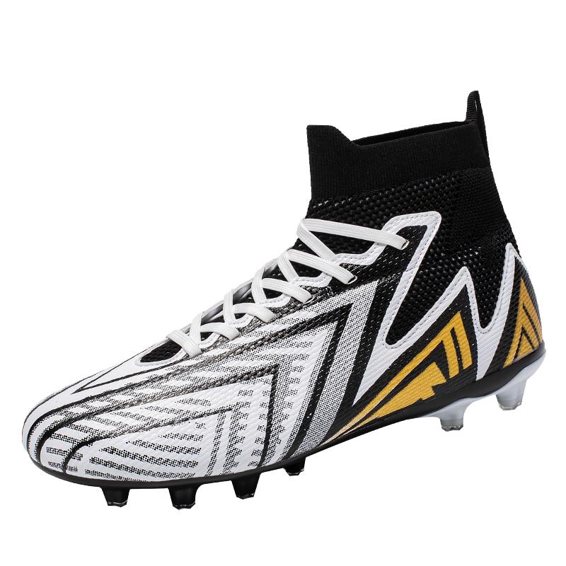 Football Boots Men's Soccer Turf Soccer Cleats Outdoor Non-Slip Professional High Top Grass Training Sport Tenis Masculino Male