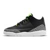 Air Jordan 3 Retro PS Electric Green Dětské tenisky Černá Bílá Violet-Shock DA2306-003