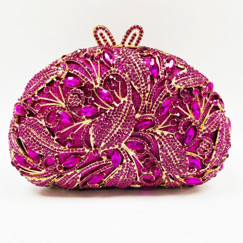 Crystal Evening Clutch For Women Rhinestone