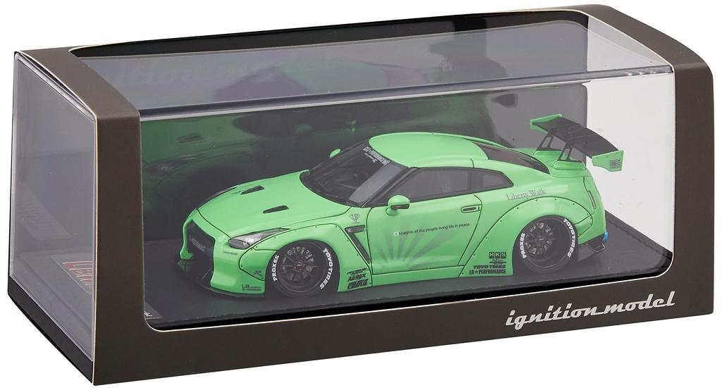 Ignition Model Green Metallic Finished Product 1/43 LB-WORKS GT-R (R35)