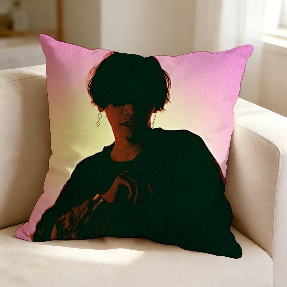 Allround music producer KKenshi YYonezu  Square DoubleSided printed Pillow Case Bedroom Bedside Pillow Sofa Cushion Cover
