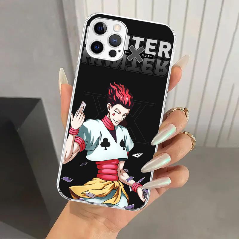 Hunter HXH Hisoka Phone Case for Iphone 16 15 14 13 12 Mini 11 Pro Max 16E X XS XR 7 Plus 8 SE 2020 Soft Funda Print Shell