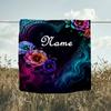 1PC Custom Name Royal Heart outdooor Flannel blankets Throw Blanket All-Season Throw Gift Bedspread for Couch, Bed, Camping Holiday Birthda
