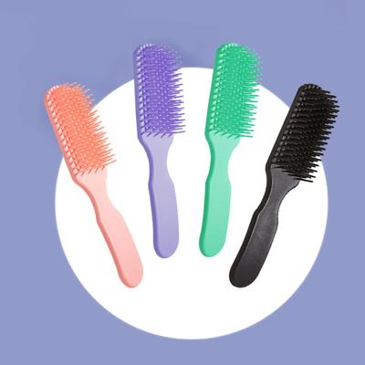 Hairdressing Comb Flexible Non-slip TPE Massage for Home Nine-claw Comb