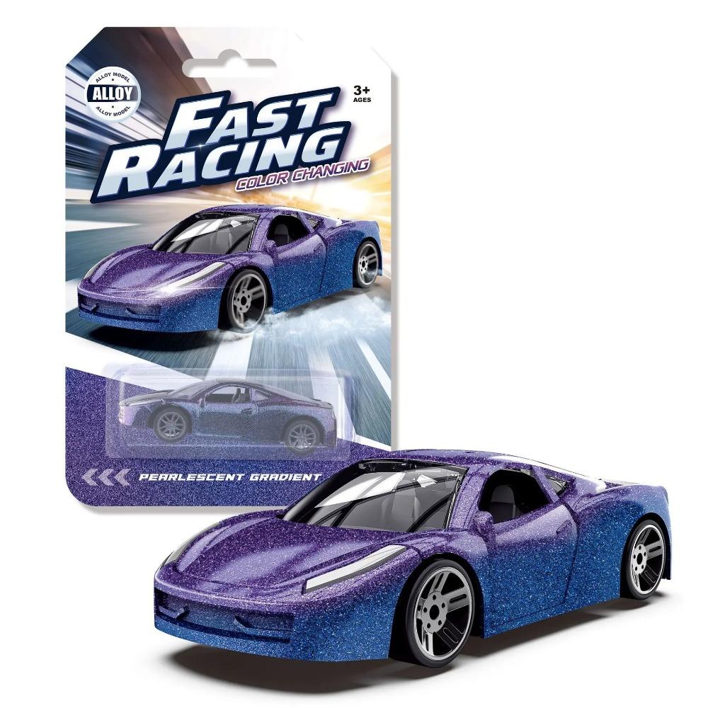 1:64 Color Change Alloy Car Toys for Kids Temperature Sensing Inertial Pull Back Mini Racing Cars Model for Boys Children Gifts