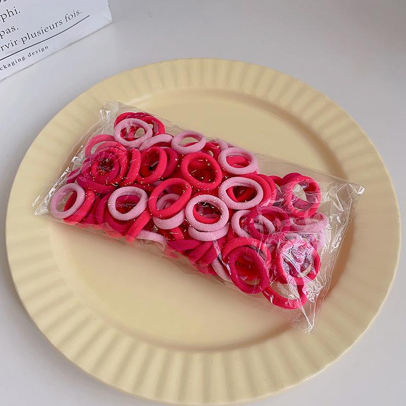 Children's Soft, Elastic Hair Bands - Gentle, Cute Towel Hair Rings for Girls