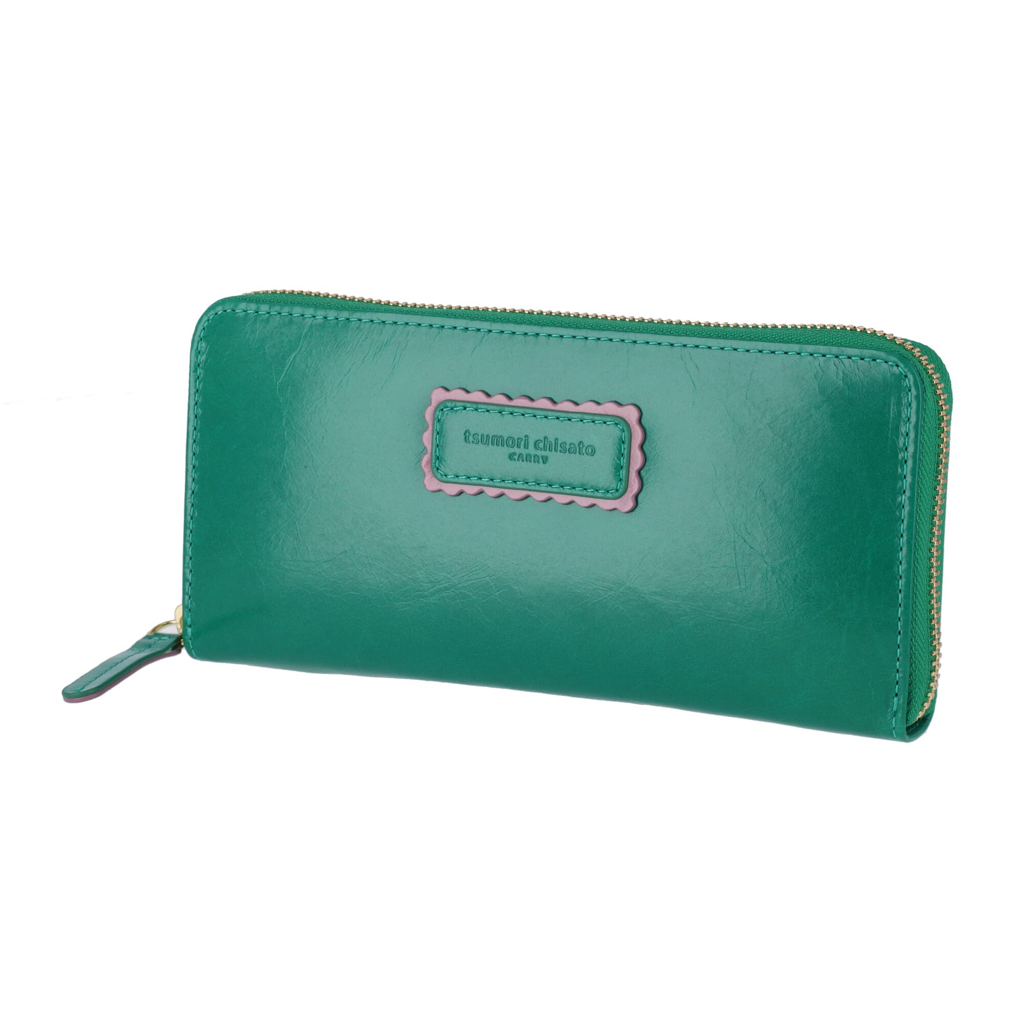 [Tsumori Chisato] Длинный кошелек на молнии, простой двухцветный