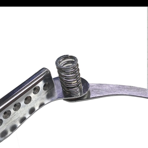 Sada pružin Mosrite Vibramute, chromovaná, 25 mm a 27 mm