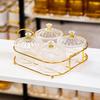 Luxury Compartmentalized Fruit and Snack Tray for Home Display
