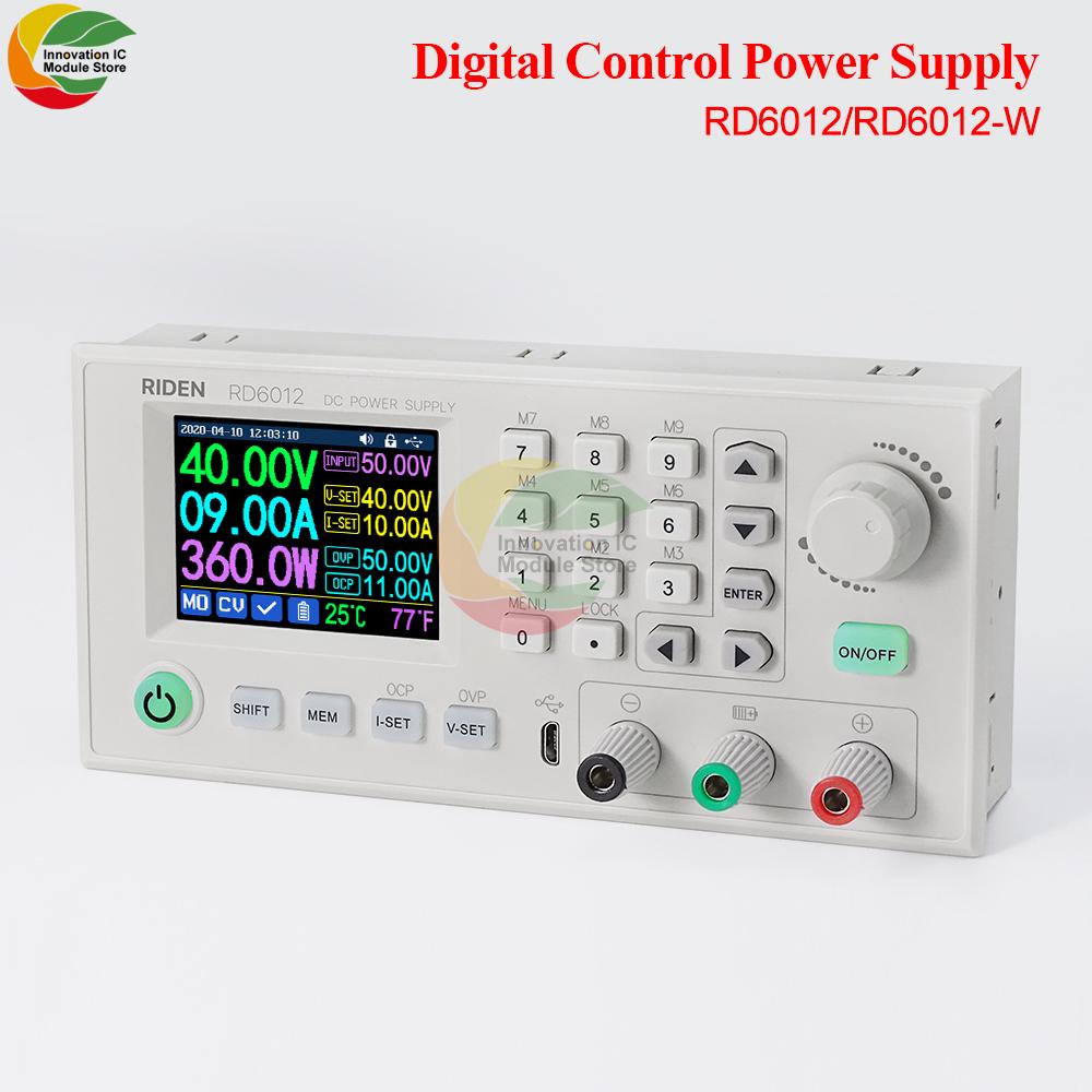 RD6012 RD6012W CNC DC Adjustable Power Supply Experimental Repair Power Switch Voltage Stabilizer Source 60V Step-Down Module