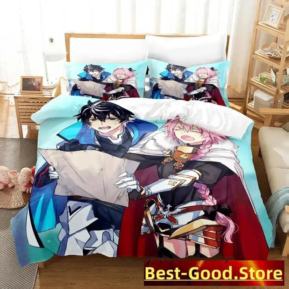 3D Anime Bed Sheet Set Fate - Astolfo Printed Bed Set Duvet Cover Pillowcase Bedding Set Bed Linen Sheet Quilt Cover Full Size