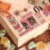 30Sheets/Book Sticker Book Retro Ins Korean Kawaii Sticker Handbook Stationery DIY Hand Account Scrapbook Diary Decoration