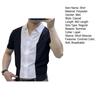Pánská letní košile s odkládacím límcem, slim fit, formální, obchodní styl, barevně sladěné, krátké rukávy, prodyšná, měkká, ležérní, kancelářský, společenský, pánský top