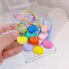 10pcs /Box Children Non-Injurious Hair Bands Cute And Durable Hair Rope Accessories