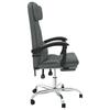 Vidaxl Foldable Massage Armchair, Dark Gray, Fabric Upholstered