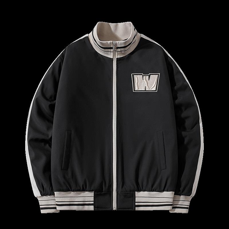 

Новая зимняя мужская бейсбольная форма с воротником-стойкой, утепленная куртка, повседневная модная тенденция, американская красивая куртка, топы для мужчин 4XL