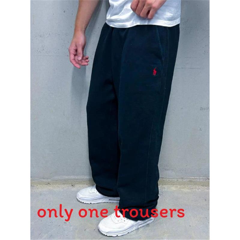 Embroidery Street Style Joggers With Elastic Waist For Casual Urban Wear Men