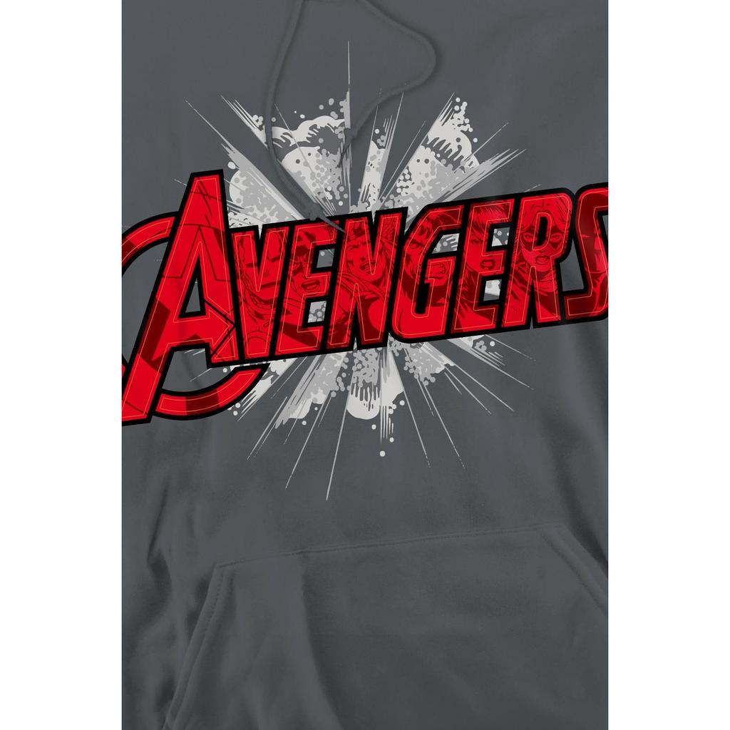 Marvel Mens Avengers Bash Logo Hoodie