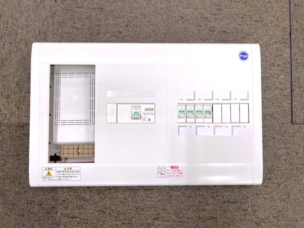 Panasonic Sukkiri Panel Horizontal Single Row Type with Limiter Space 40A BQWB3444 4+4