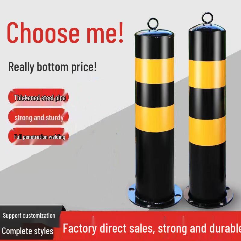 Fixed Reflective Steel Traffic Post