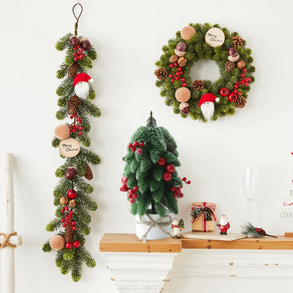 Decorative Christmas Tree Ornament Artificial Christmas Tree Potted Plants  Living Room