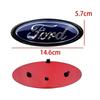 Automobilio lipdukas 2026 Ford Naujas 2025 Karštas 14.6x5.7cm Emblema Automobilio Priekinės Dangos Grotelių Ženklelis Ford Kuga Focus Ranger Mustang Mondeo Fies