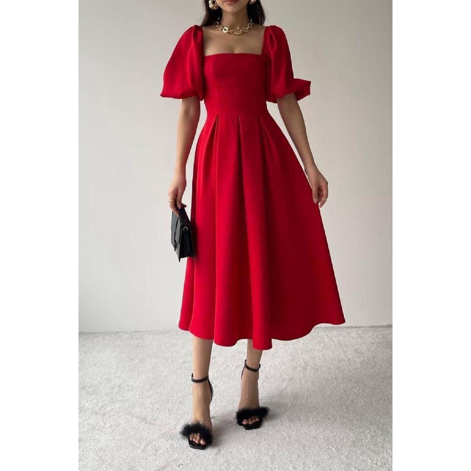 

Длинное Платье Mademoisel Красное S синий