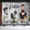 Barber Shop 3d Wall Murals Haircut Shaves Hair Salon Mural Large Decor Suitable For Barber Shop Beauty Salon Murals