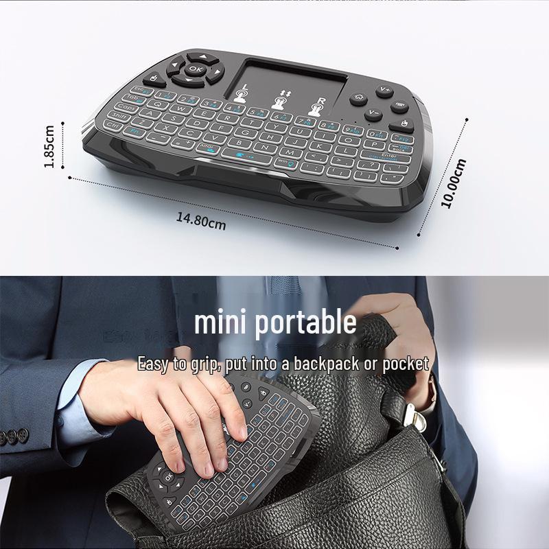 Rechargeable Wireless Backlit Keyboard & Air Mouse