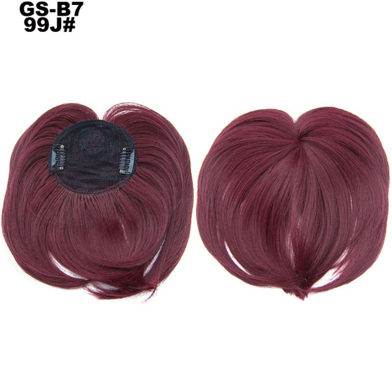 Hair Bangs Blunt-Bang Clip On Hair Extension False Fringe Women's Hairpieces